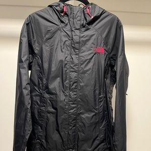 DRIP DRIP BABY!!!! North Face Packabul Rain Jacket // Black with Pink
